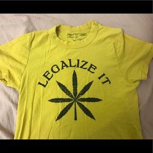 Urban Outfitters Stoned Immaculate Mustard T-shirt